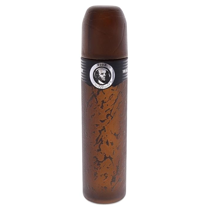 Cuba Milestone for Men Eau de Toilette Spray, 3.3 Ounce (Pack of 3)