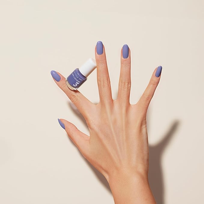 Dazzle Dry Mini Kit 4 Step System - Periwinkle Passion - A deep, muted periwinkle. Full coverage cream. (5 Piece Kit / 5 Manicures)