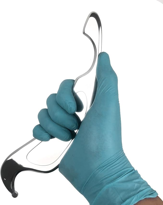 JWCASA Muscle Scraper Scar Tissue Massage Tools Foot, Neck, Knee, Leg Back Massager IASTM Tool for Physical Therapy & Plantar Fasciitis with 3 Pieces Set 18