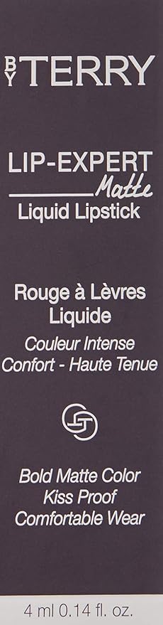 By Terry Lip-Expert Matte Liquid Lipstick, Vibrant & Kiss-Proof Lips, Highly Pigmented, Long Lasting, Sweet Flamenco, 0.14 fl oz