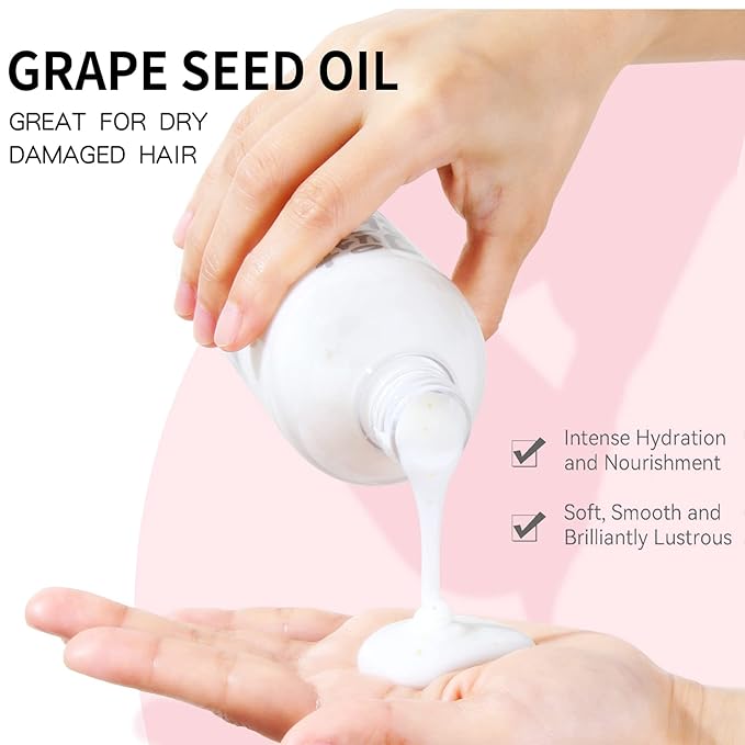 Clarifying Shampoo and Conditioner Set for Greasy Hair, Build Up, Oily Scalp - 18.8 Fl Oz