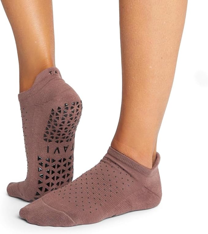 TAVI Women’s Savvy Grip Socks - Pilates for Women, Slipper, Yoga, and Ballet, Barre