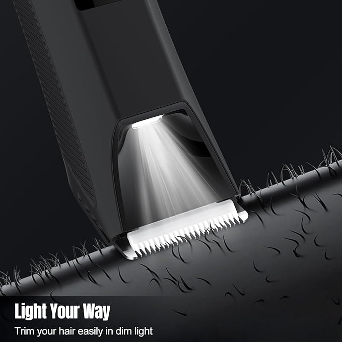 Manscape Body and Ball Trimmer for Men, 3-in-1 Pubic Groin & Nose Hair Trimmer, Ball Shaver & Body Groomer, Wet/Dry Electric Razors for Smooth Shaving, IPX7 Waterproof with Travel Case