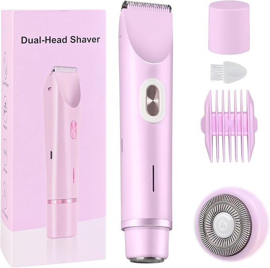 2025 New Bikini Shaver, Womens Shaver, Glowshave 2-in-1 Women's Body Shaver, Glow Shave Womens Body Shaver(Purple)