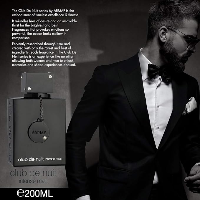 Armaf Club De Nuit Intense for Men Eau de Parfum Spray, 6.8 Ounce / 200 ml