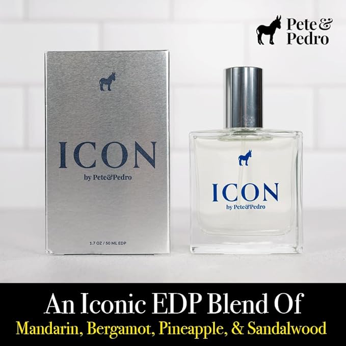 Pete & Pedro ICON - Eau De Parfum | Inspired By Creed Imperial Millesime For Men - Citrus, Fruity, Marine Accord Notes | Men's Cologne & Fragrance | As Seen on Shark Tank, 1.7 oz.