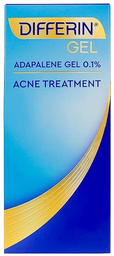 Differin Adapalene Gel 0.1% Acne Treatment, 0.5 Ounces each (Value Pack of 3)