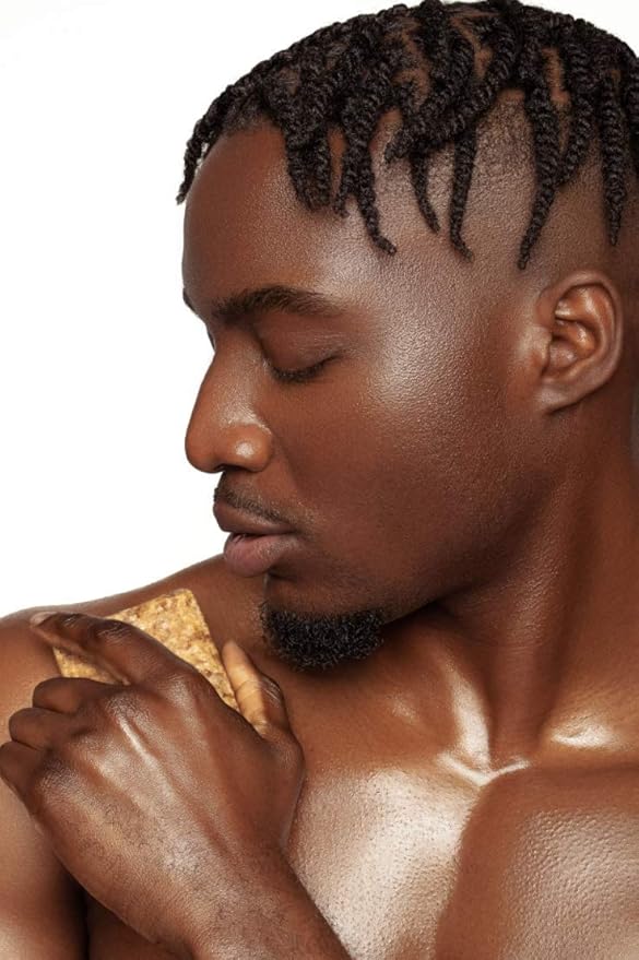 Shea Radiance African Black Soap Bar 3 Pack | Lavender