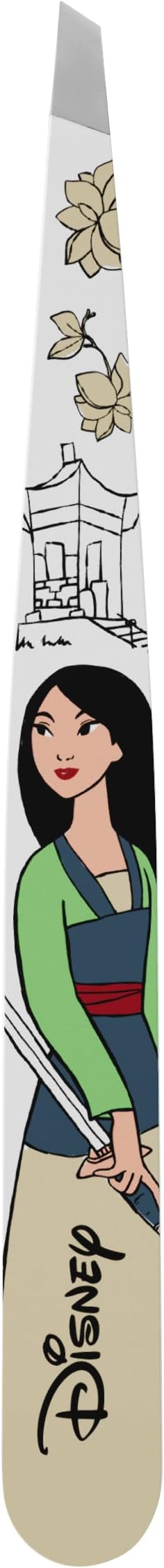 Tweezerman Mulan Slant Tweezer - Eyebrow Tweezers for Women and Men