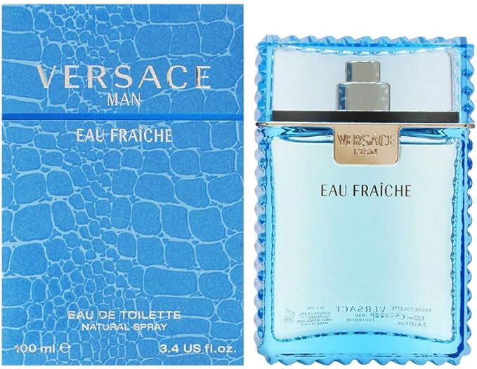 Versace Man Eau Fraiche by Versace for Men 3.4 oz Eau de Toilette Spray