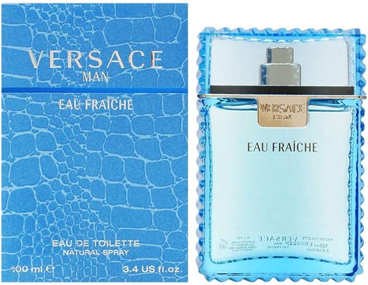 Versace Man Eau Fraiche by Versace for Men 3.4 oz Eau de Toilette Spray