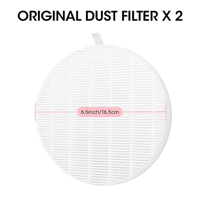 Gellen 2 Pack Nail Dust Collector Reusable Filters, Replacement Filter for Gellen Nail Tech Vacuum Dust Fan Dust Extractor Clean Dust Suction Electric Machine