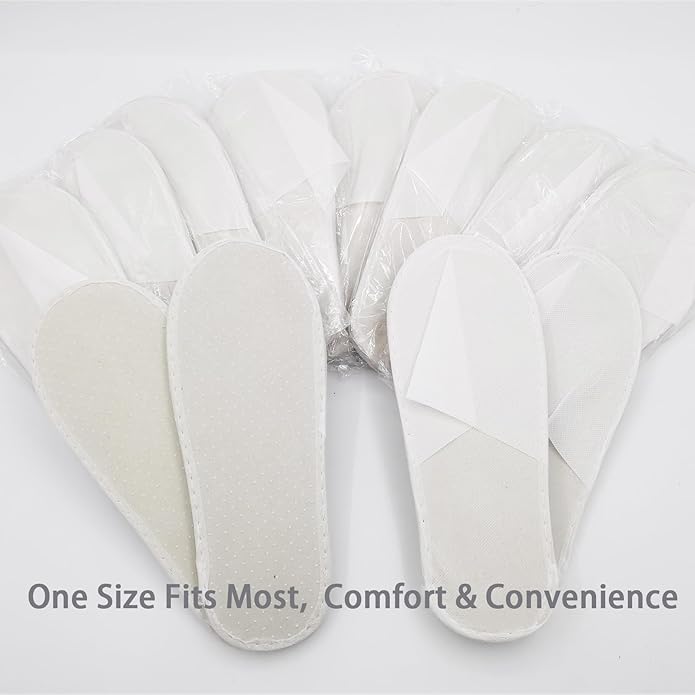 Disposable Home Slippers, Disposable Hotel Slippers Indoor Disposable Adult Spa Slippers for US Men