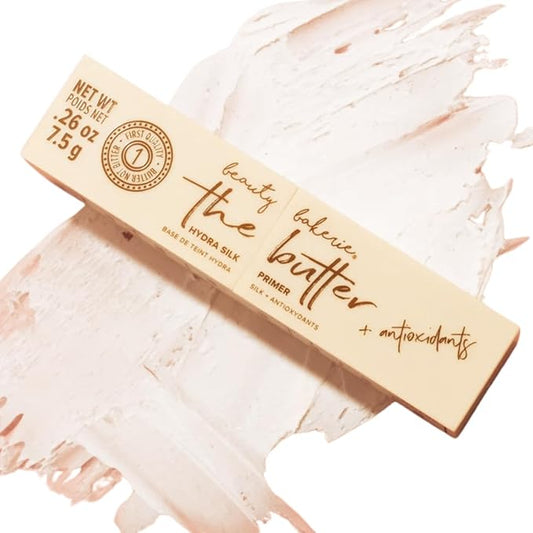 Beauty Bakerie The Butter HydraSilk Face Primer with Antioxidants, Primer for Extended Wear Pore Minimizer for Face Makeup, Smooth Poreless Finish for Cosmetics, Ideal Base Before Make Up, 7.5g