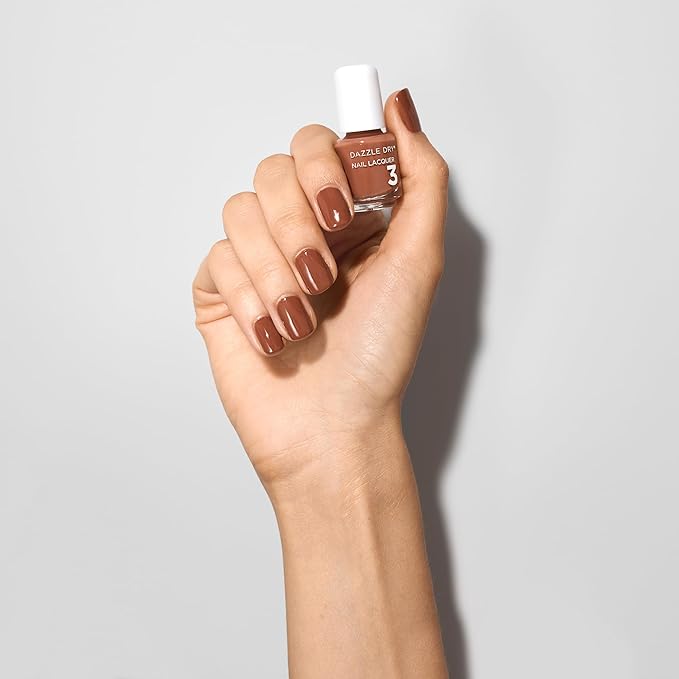 Dazzle Dry Mini Kit 4 Step System - Argyle - A rustic burnt orange. Full coverage cream. (5 Piece Kit / 5 Manicures)