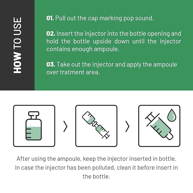 BRÜUN SC - Control Stem Cell Ampoule - Micro Needling Korean Serum Booster for Face and Body to Use with and without Derma Pen Microneedling Skin Care Serum 1.18 fl.oz