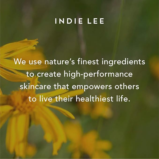 Indie Lee Daily Vitamin Infusion - Balancing Face Oil with Antioxidants, Rosehip Seed Oil + Squalane for Face Hydration - For Sensitive, Dry, Uneven + All Skin Types (30ml)