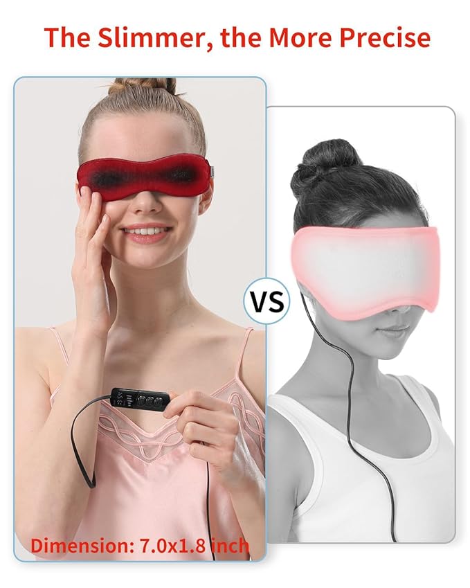 Aroma Season Heated Eye Mask for Dry Eyes, Warm Eye Compress with Flaxseed Graphene FIR for MGD, Dry Eye Syndrome, Chalazion Blepharitis Stye Eye Treatment, Steam Moist to Unclog glands (Black)