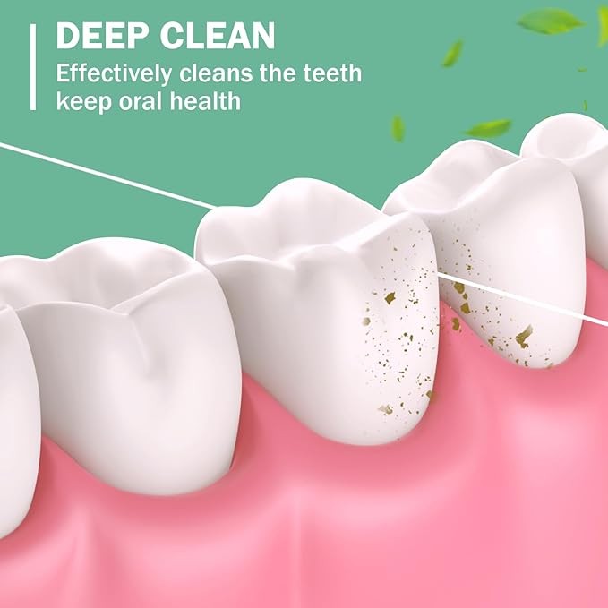 60 Pack Dental Floss Bulk Mint Flavored 50m Each Travel Dental Floss Oral Care for Teeth and Gum Protection(White)