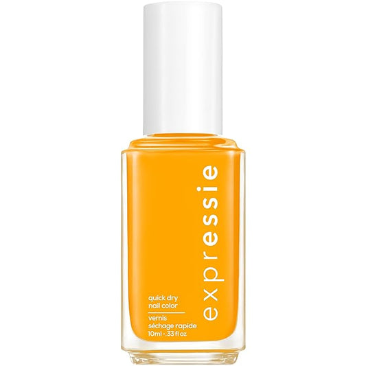 essie Expressie Nail Polish, Quick-Dry Yellow Nail Polish, Word On The Street, Vegan, Outside The Lines, 0.33 fl oz