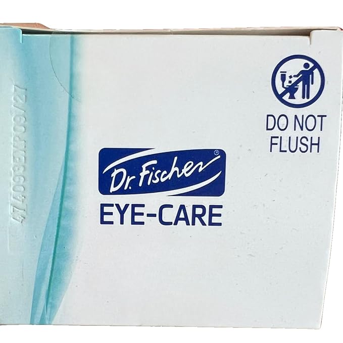 Dr. Fischer Tea Tree Eyelid Wipes - Gentle Eye Wipes for Everyday Eye Cleansing and Hypoallergenic Makeup Remover (6 packs of 30 wipes each).