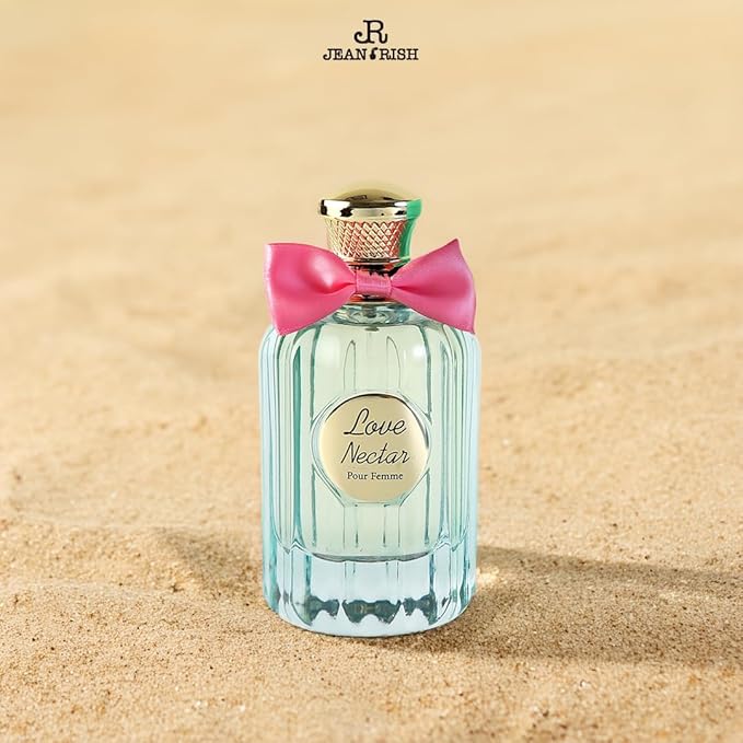 Jean Rish Love Nector Eau De Parfume for Women (3.4 Fl Oz / 100ml) with Black Currant, Jasmine & Vanilla Notes - Long Lasting and Luxury Fragrance