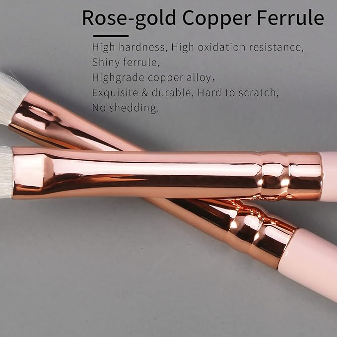 Natural Goat Hair Eye Shadow Brush, Eye Detail Brush, Small Smudge Eyeshadow Brush, Mini Eye Smudge Brush, Single Natural Hair Makeup Brush, Corner Eyeshadow Brush, Eyeshadow Blending Brush.