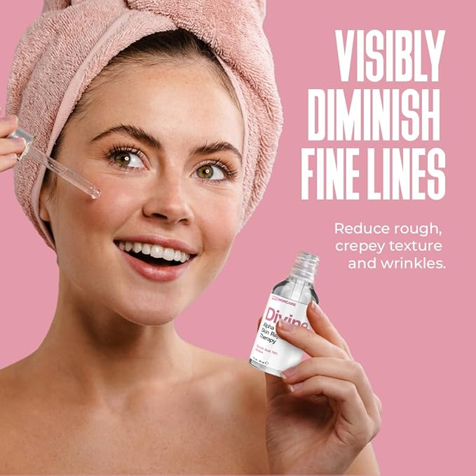 Anti Aging Skin Care Set: Glycolic Acid Peel 70% & Glycolic Resurfacing Pads - This Ultra Potent Duo Will Purify Your Skin & Eliminate Wrinkles, Acne Scarring For an Ultra Clear & Glowing Complexion