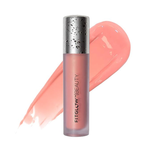 FITGLOW Beauty - Lip Color Serum | Vegan, Woman-Owned Clean Beauty (Kind - Baby Peach Coral)