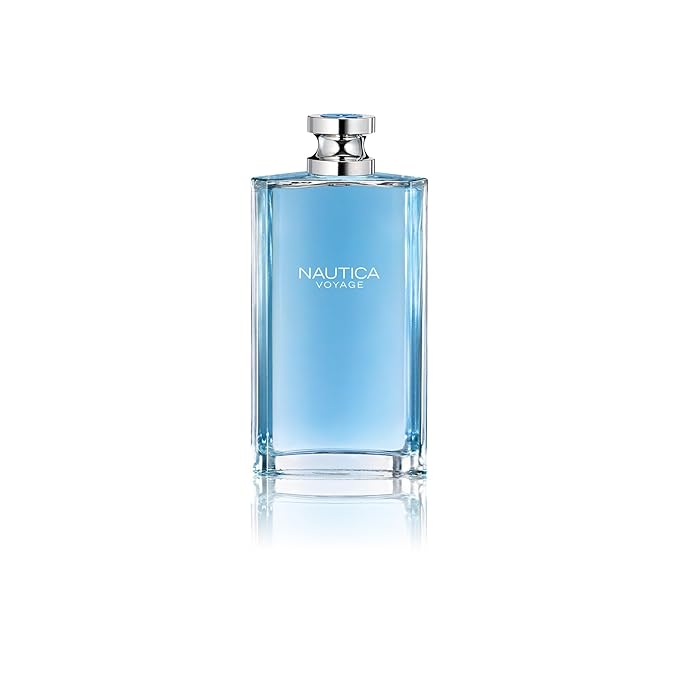 Nautica Voyage Eau de Toilette 6.7 fl oz (Pack of 1), Notes of Apple, Cedarwood, Mimosa, Men's Fragrance, Long Lasting, Everyday Fragrance