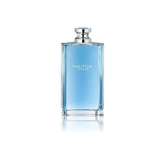 Nautica Voyage Eau de Toilette 6.7 fl oz (Pack of 1), Notes of Apple, Cedarwood, Mimosa, Men's Fragrance, Long Lasting, Everyday Fragrance