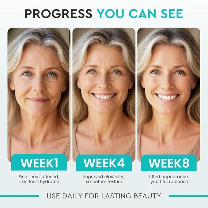 Elvira Retinol Anti Aging Face Moisturizer- Collagen Cream With Stem Cell & Hyaluronic Acid, Instant Face Lift Cream for Skin Tightening and Firming, Wrinkle Smoother for Women & Men, 1.85 Fl Oz