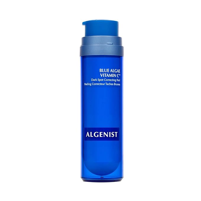 Algenist Blue Algae Vitamin C Dark Spot Correcting Peel - Visibly Reduce the Appearance of Discoloration - Exfoliating AHAs, BHA & PHA to Brighten & Even Skin Tone (45ml)