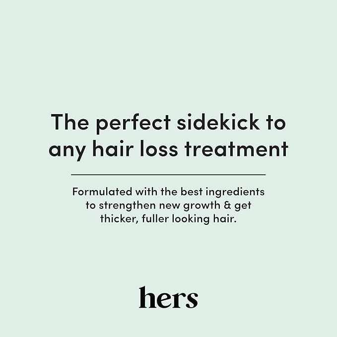 hers Triple Threat Shampoo and Conditioner Set for Women - Thickening, Moisturizing, Reduces Shedding - Color Safe Hair Loss Shampoo and Conditioner - Napa Rose - 2 x 6.4 fl oz