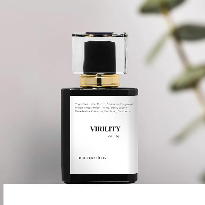 VIRILITY | Inspired by ANTAEUS | Pheromone Perfume for Men | Extrait De Parfum | Long Lasting Dupe Clone Perfume Cologne | Perfume De Hombre | (50 ml / 1.7 Fl Oz)