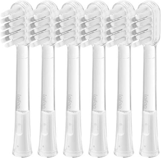 Laifen Cushioned Toothbrush Heads 6 Pack, New 2025 Version Replacement Heads Compatible with Wave/Wave Special Electric Toothbrush (Gum Care)