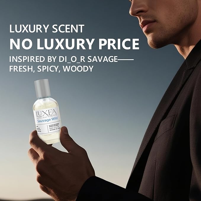 Pheromone Cologne for Men, Inspired by D.I.O.R Savage Eau de To.ile.tt.e, Enhanced Scents Pheromone Perfume for Men, Long Lasting Mens Pheromone Cologne Spray, 1.7 FL Oz（Savage Wild）