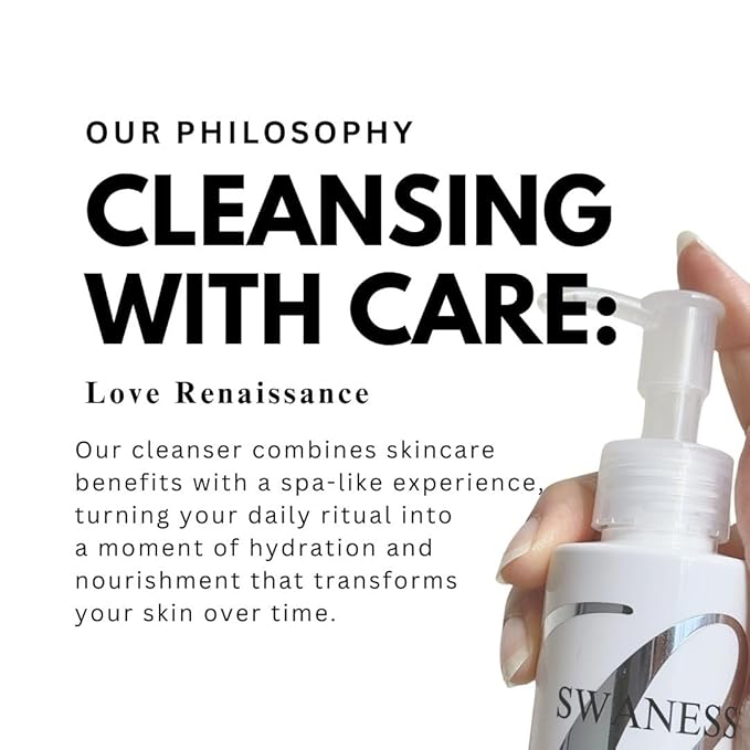 SWANESS Clear Oil – Japanese Premium Oil Cleanser with Rice Power | Anti-Aging Makeup Remover & Deep Pore Cleanser | Removes Waterproof Mascara & Sunscreen for Radiant Skin