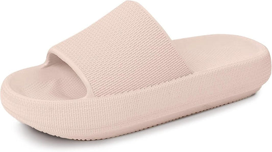 Menore Slippers for Women and Men Quick Drying, Parent-Child EVA Open Toe Soft Slippers, Non-Slip Soft Shower Spa Bath Pool Gym Beach House Sandals for Indoor & Outdoor