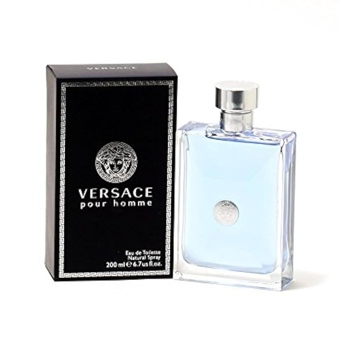 Versace Pour Homme Eau de Toilette Spray for Men, 6.7 Ounce