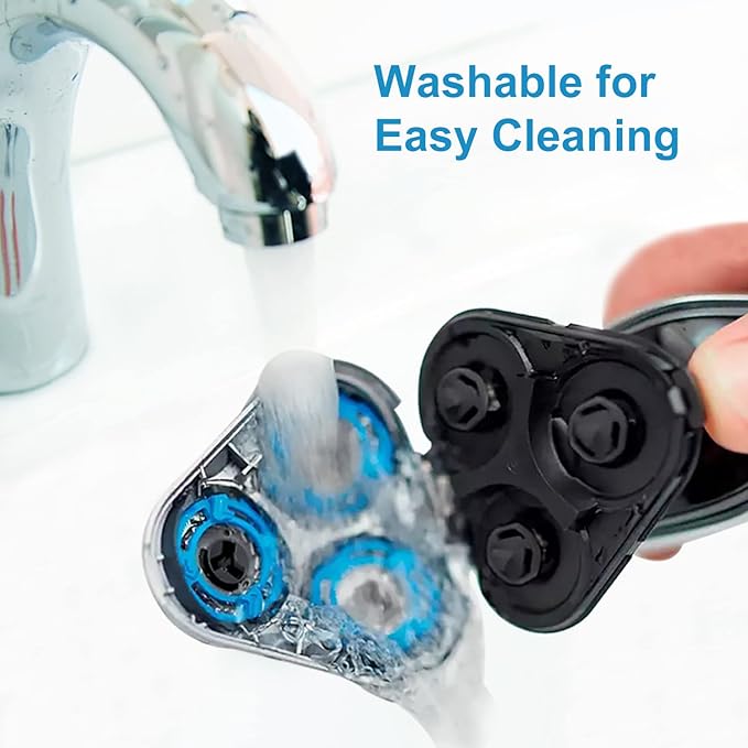 SH50 Replacement Blades Compatible with Series 5000 Electric Shavers, Replacement Heads For Philips Norelco 5000 Shaver, SH50 blades, 6-pc pack