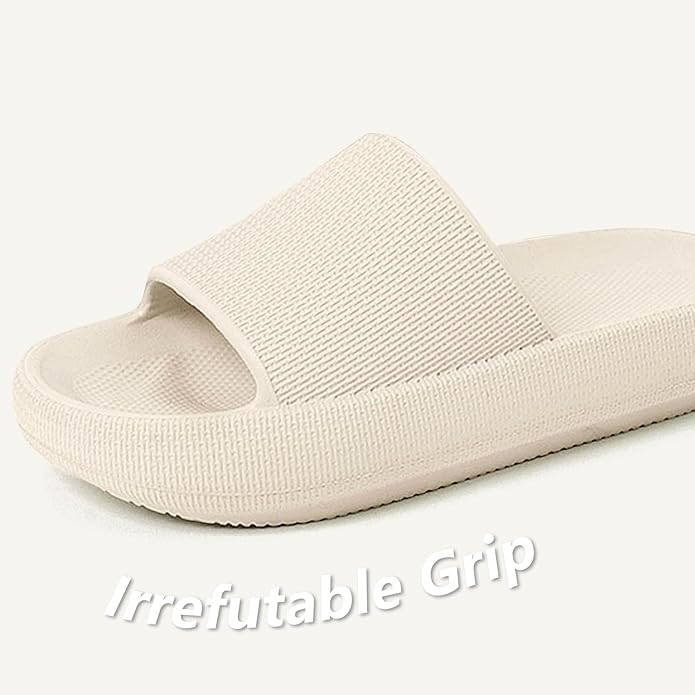 Menore Slippers for Women and Men Quick Drying, Parent-Child EVA Open Toe Soft Slippers, Non-Slip Soft Shower Spa Bath Pool Gym Beach House Sandals for Indoor & Outdoor