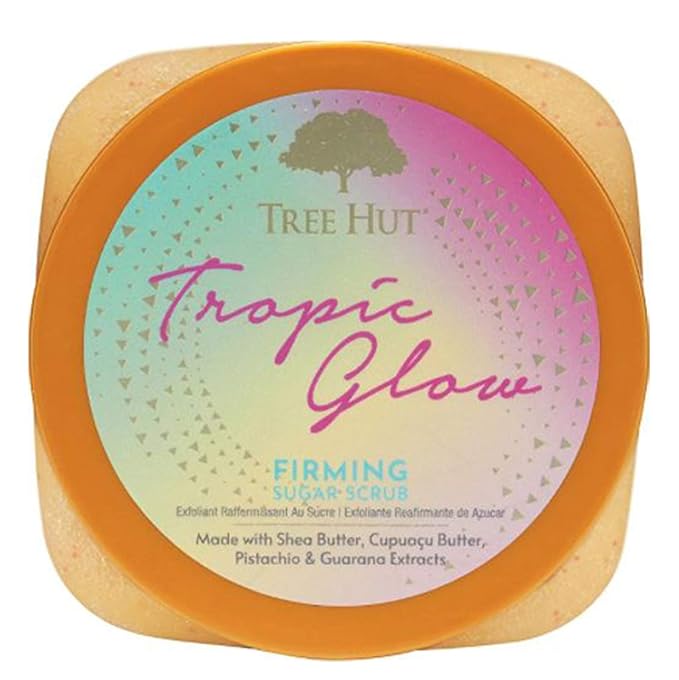 TREE HUT Shea Sugar Scrub & Lotion Set with Cupuacu Butter & Guarana - Leaves Skin Soft & Smooth