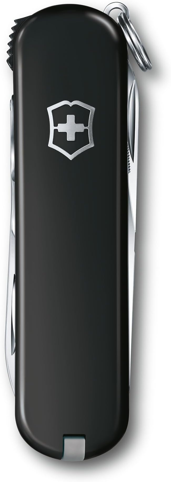 Victorinox Nail Clip 580, 8 Functions, Swiss Made Multi-Tool with Nail File, Nail Cleaner and Small Blade - Black