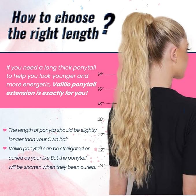 Ponytail Extension Human Hair Balayage Walnut Brown to Ash Brown with Bleach Blonde Highlights Ponytail Hair Pieces Clip in Wrap Around Pony Remy Hair Extensions for Women 14 Inch 80G #3T8P613