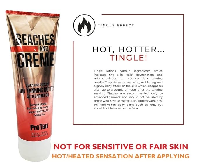 Beaches & Creme Sizzling Hot Tanning Butter 8.5oz
