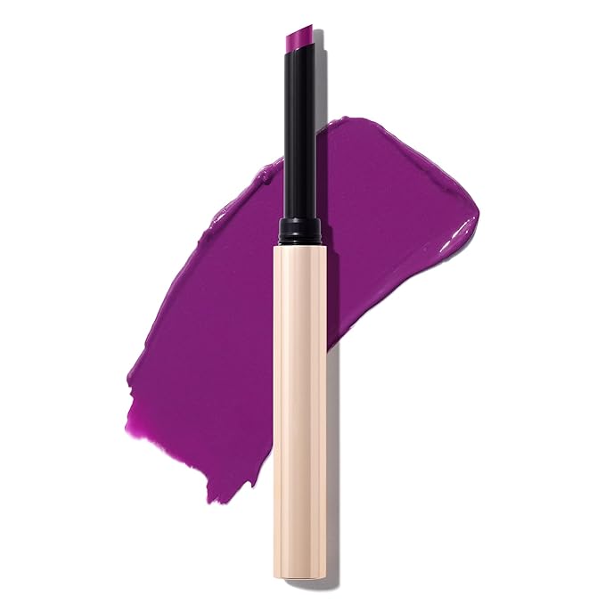 MAKE Beauty Cream Supreme Long-Lasting Lipstick. High Impact Hydrating Lip Color with Emollient Moisturizing Formula. Creamy Semi-Glossy Lipstick - Shade, Ultraviolet