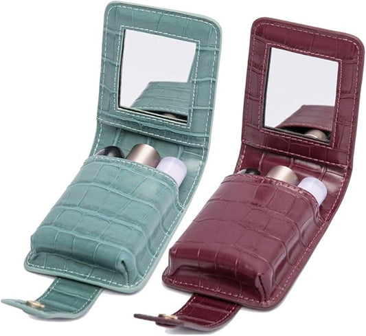 Earnda Makeup Lipstick Case for Outside Mini bag Travel Cosmetic Pouch
