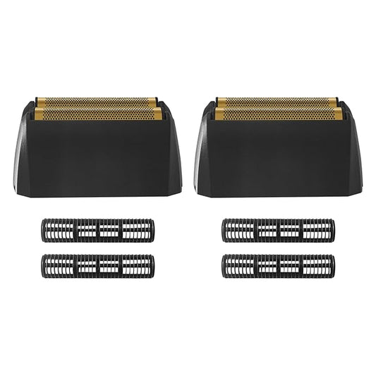 2 Pack Shaver Replacement foil Compatible with Wahl 5 Star Series Vanish Shaver 8173-700,Black