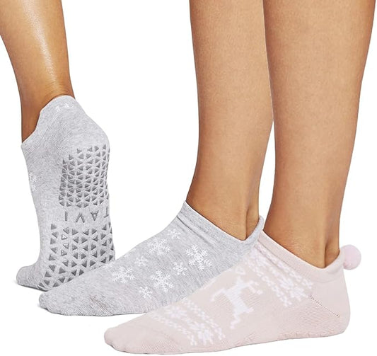 TAVI Women’s Savvy Grip Socks - Pilates for Women, Slipper, Yoga, and Ballet, Barre